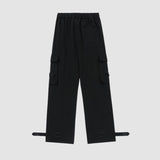 Simple Solid Color Cargo Pants