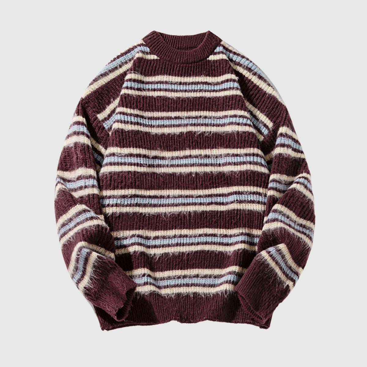 Japanese Striped Knit Sweater