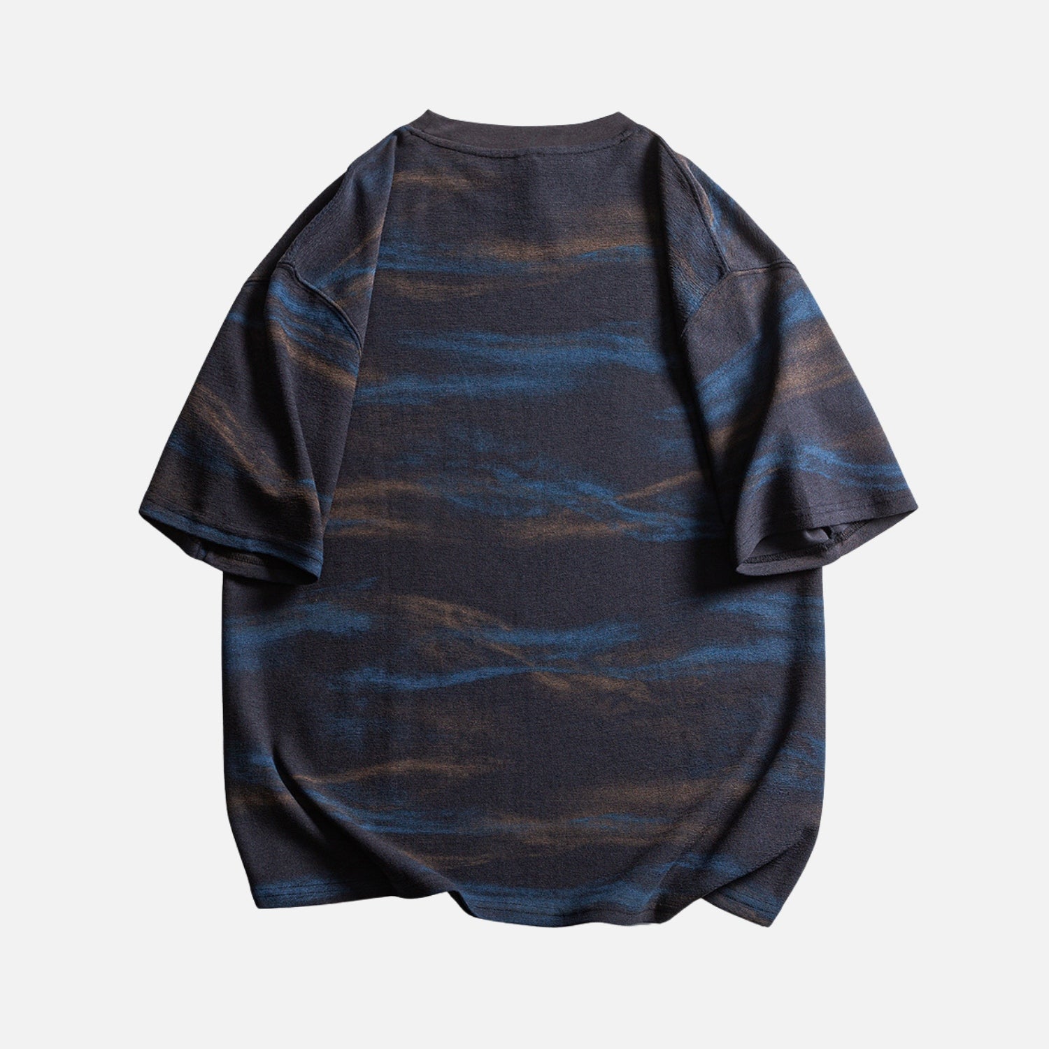 Graphic Colorblock Crewneck Tee