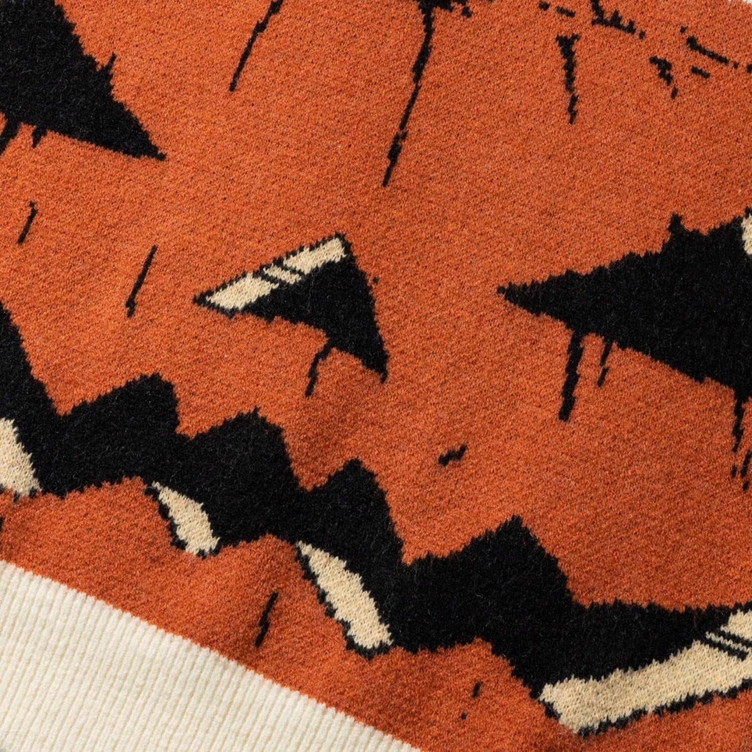 Pumpkin Monster Knit Sweater