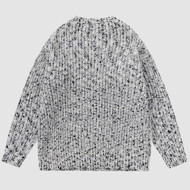 Mosaic Chunky Knit Sweater