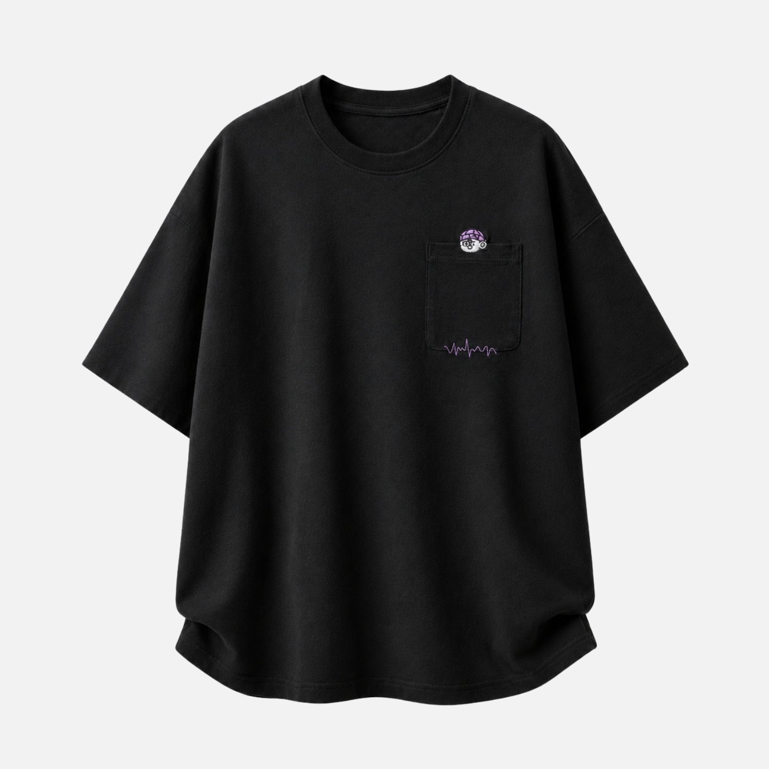 Retro Embroidery Cotton T-Shirt