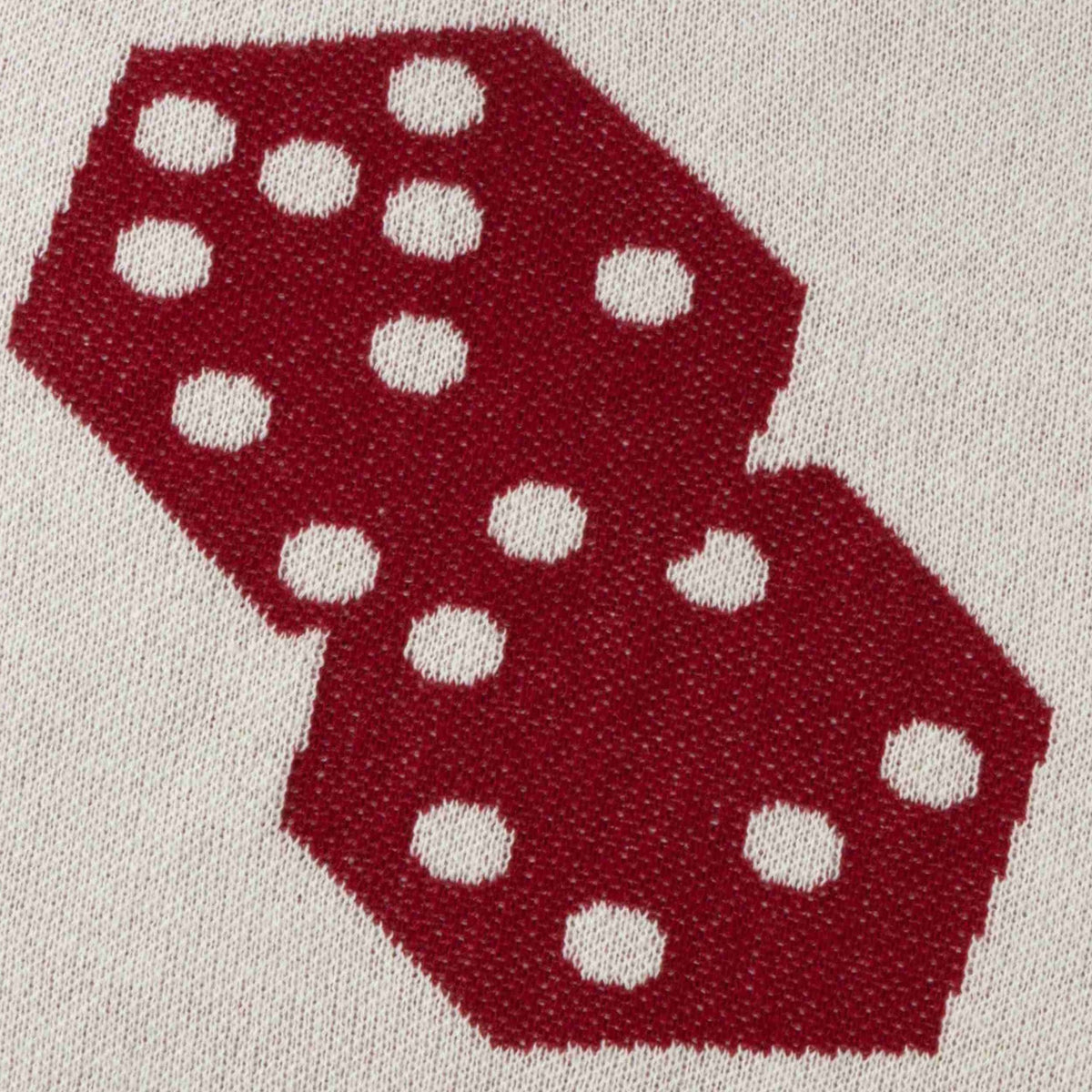 Dice Jacquard Crewneck Sweater