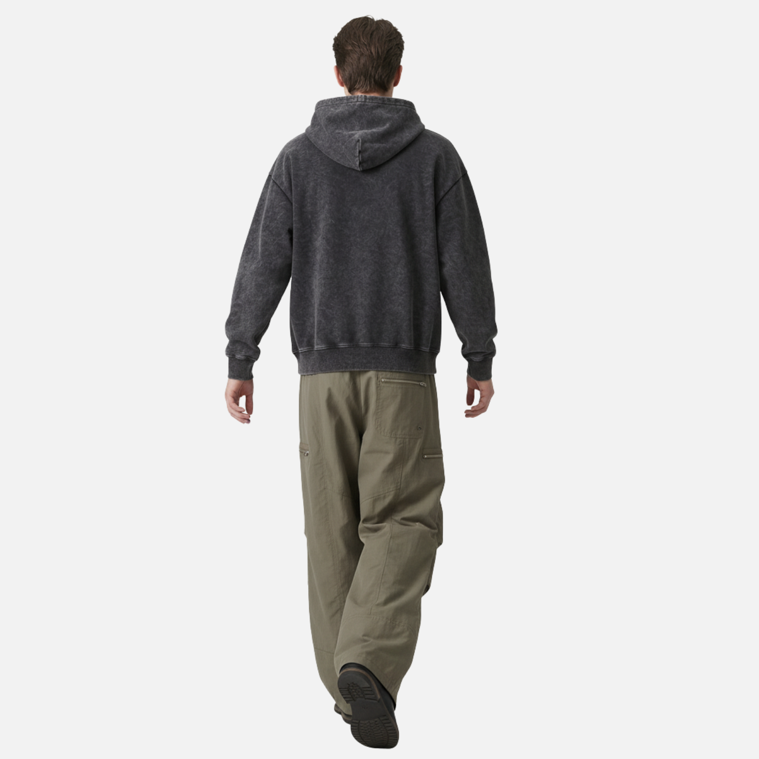 Washed Solid Hoodie (POD-Produkt)