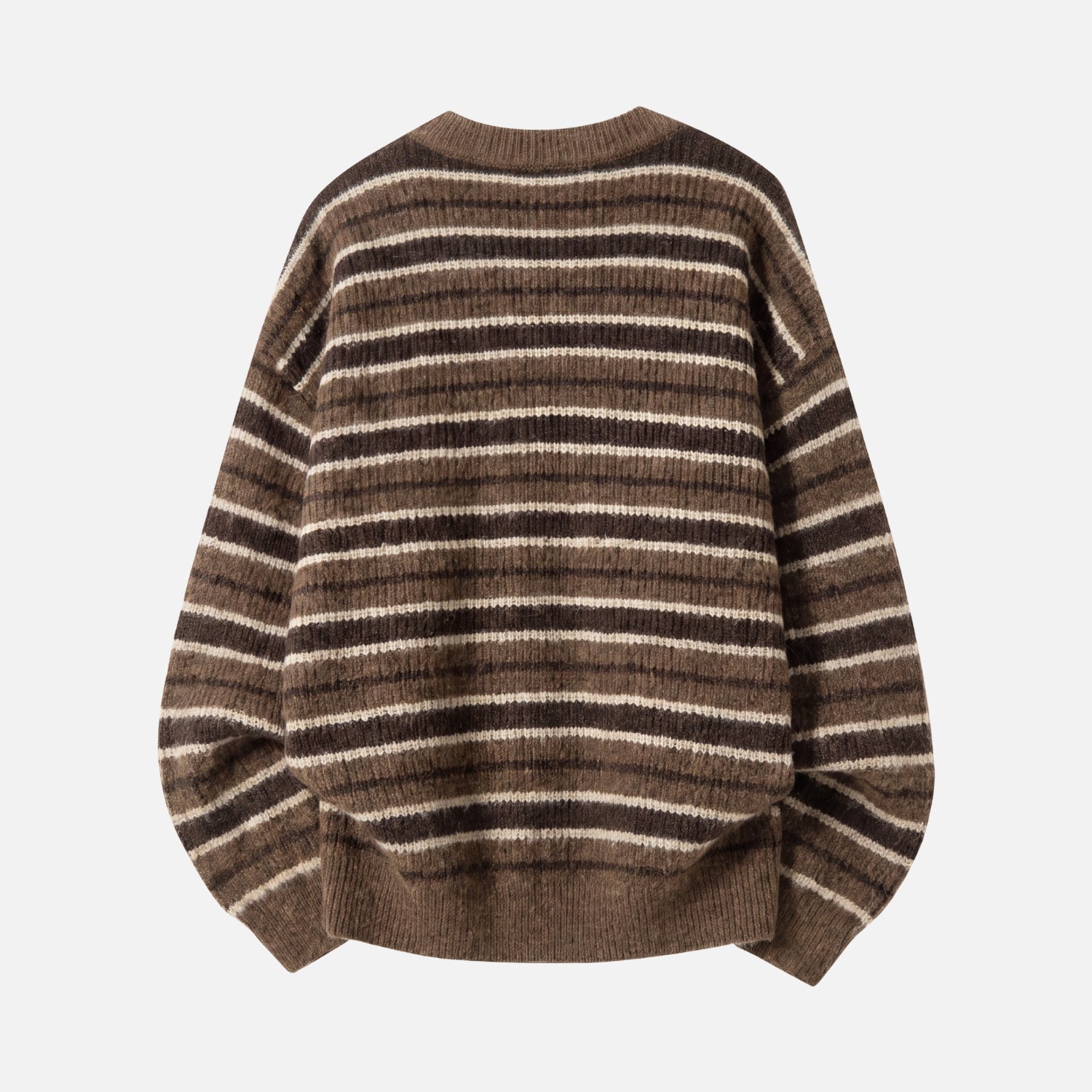 Japanese Vintage Colorblock Striped Sweater