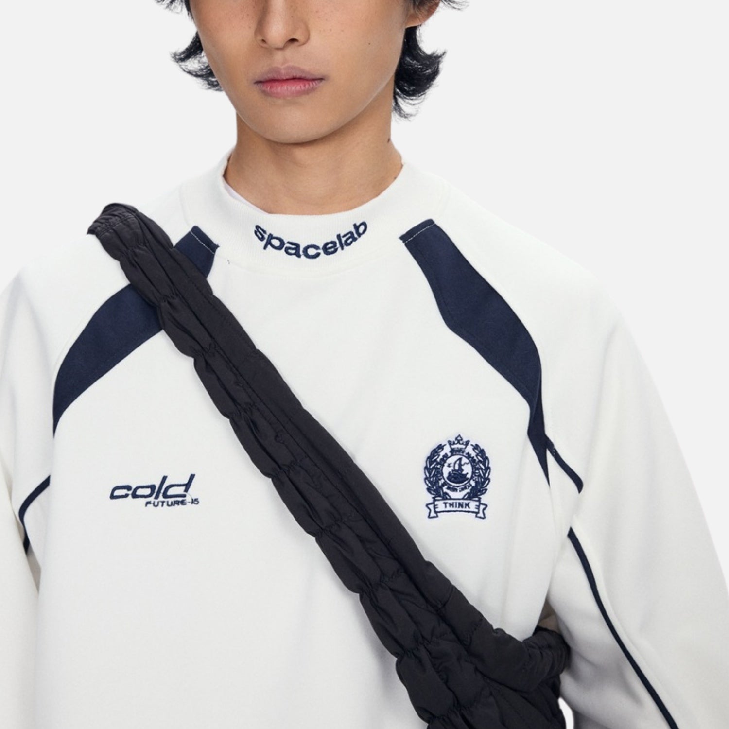 Japanese Colorblock Crewneck Sweatshirt