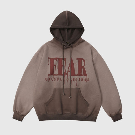 Letter Printed Design Hoodies