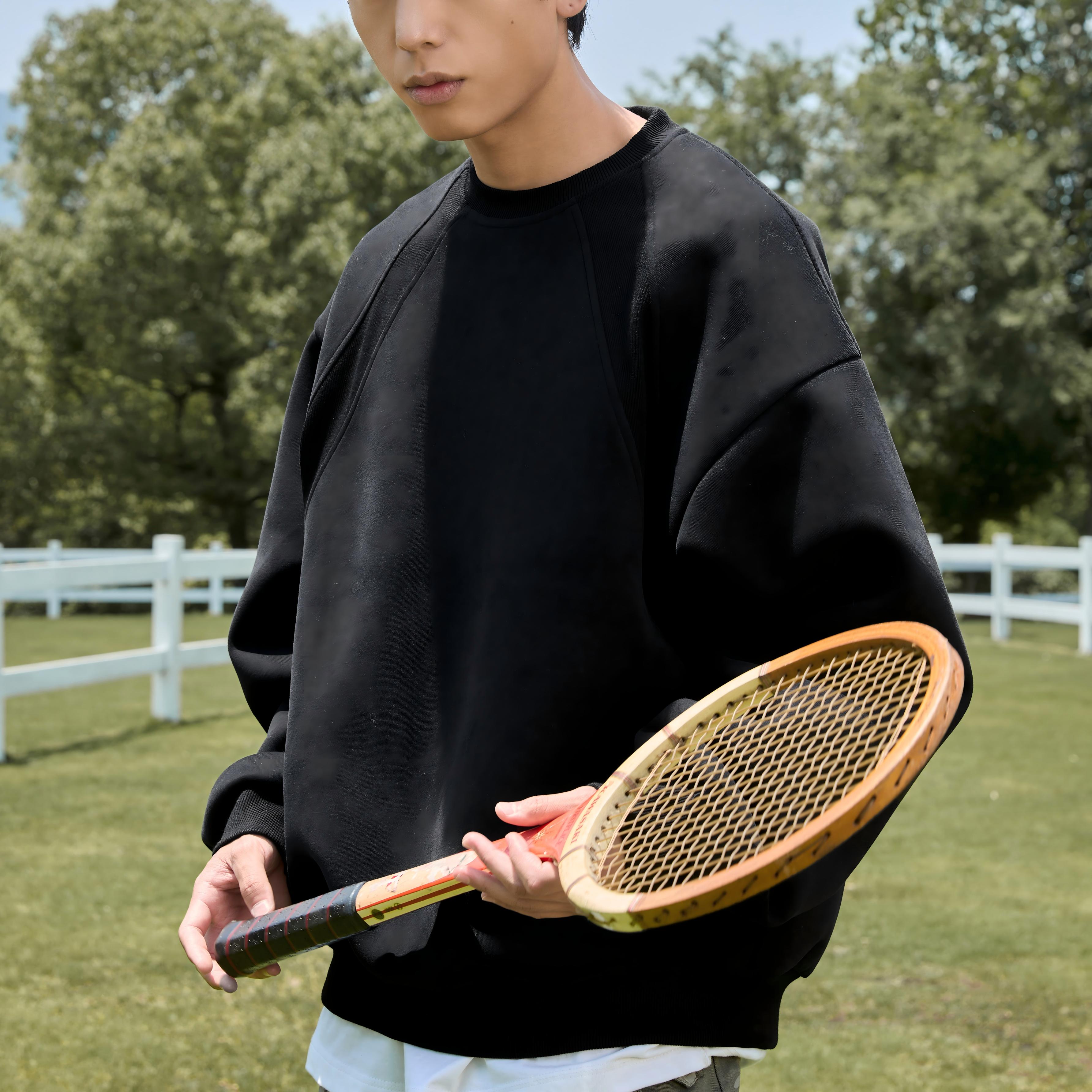 Heavyweight Space Cotton Crewneck Sweatshirt