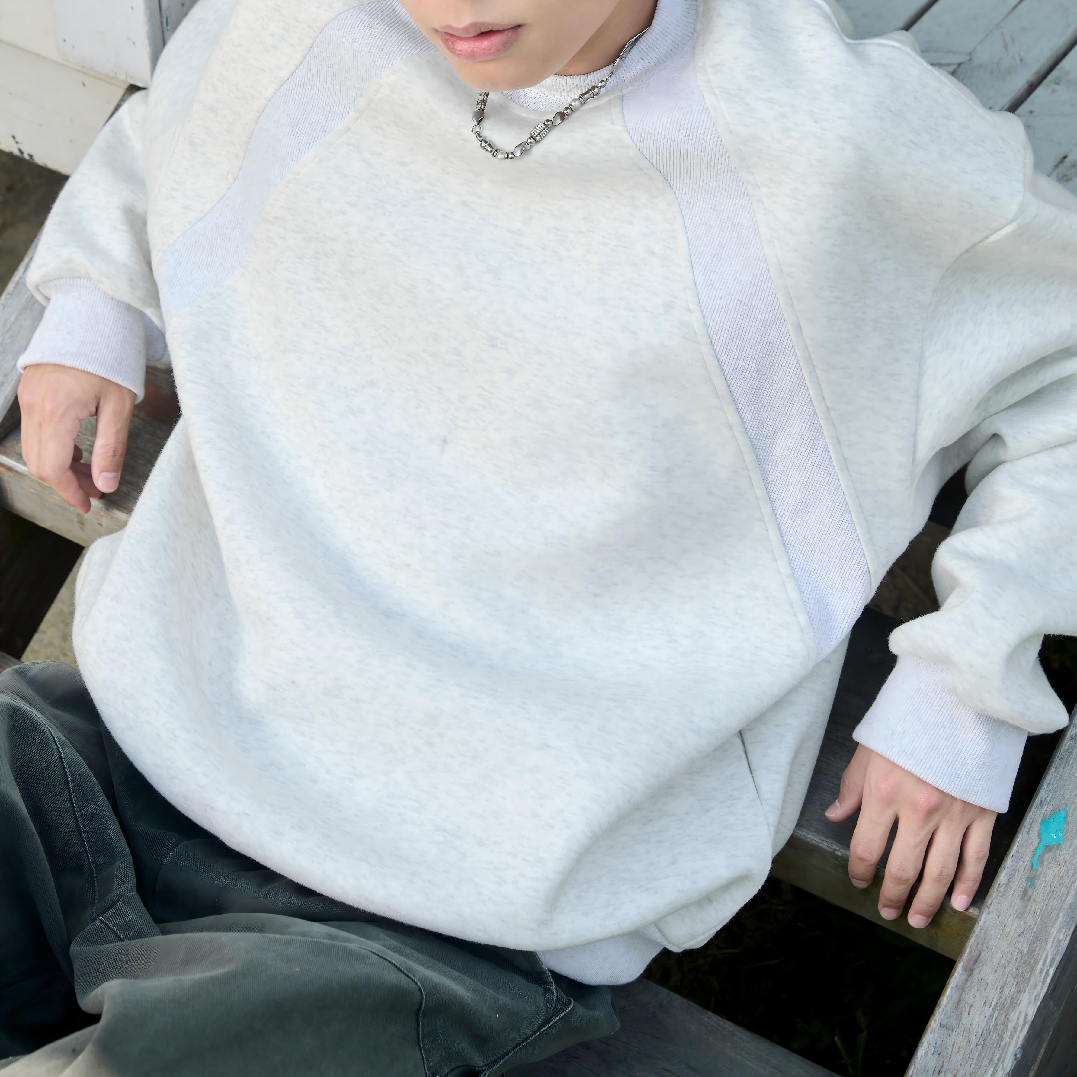 Heavyweight Space Cotton Crewneck Sweatshirt