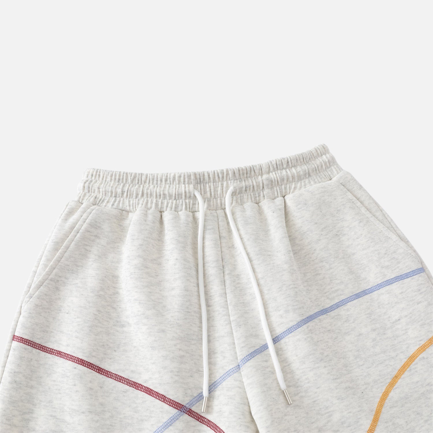 Color Contrast Stitch Shorts