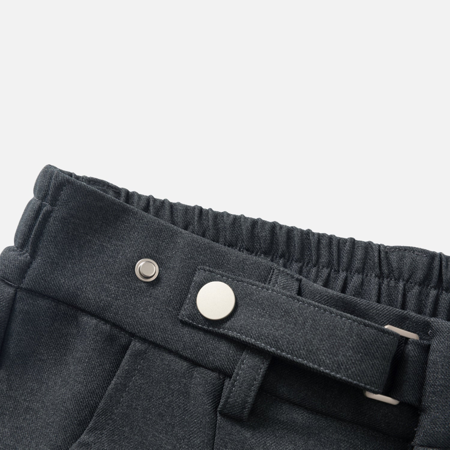 Old-Money Curved Tailored Pants