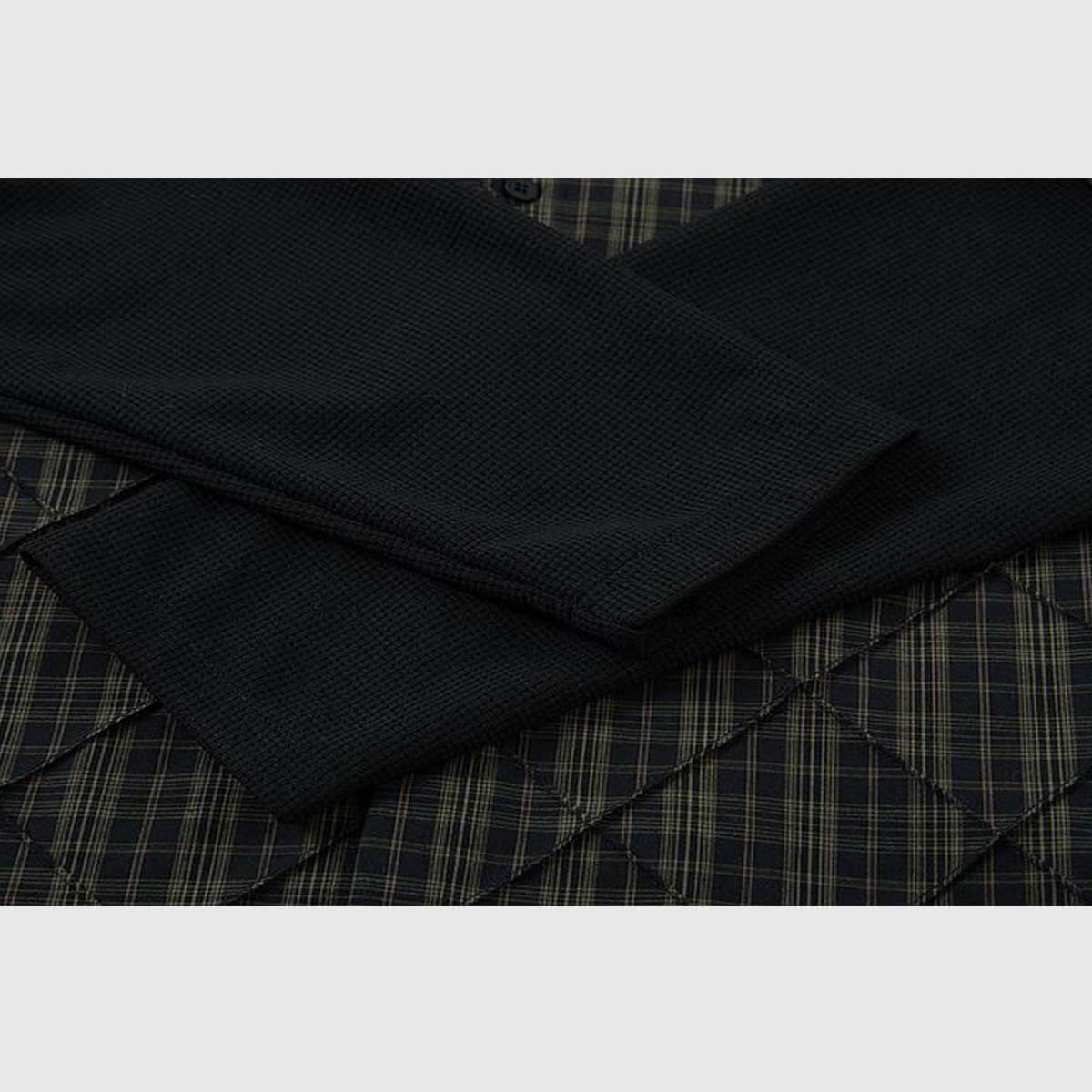 Vintage Plaid Layered Shirt