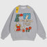 Cartoon Graphic Crewneck Sweatshirt