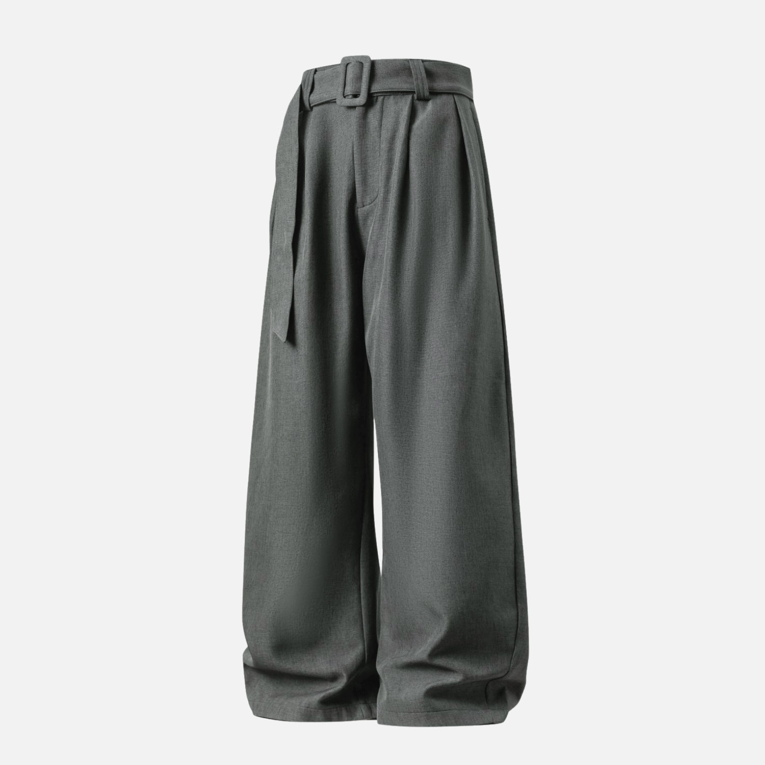 Pleated Drape Blade Baggy Trousers