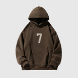 Number Print Hoodie