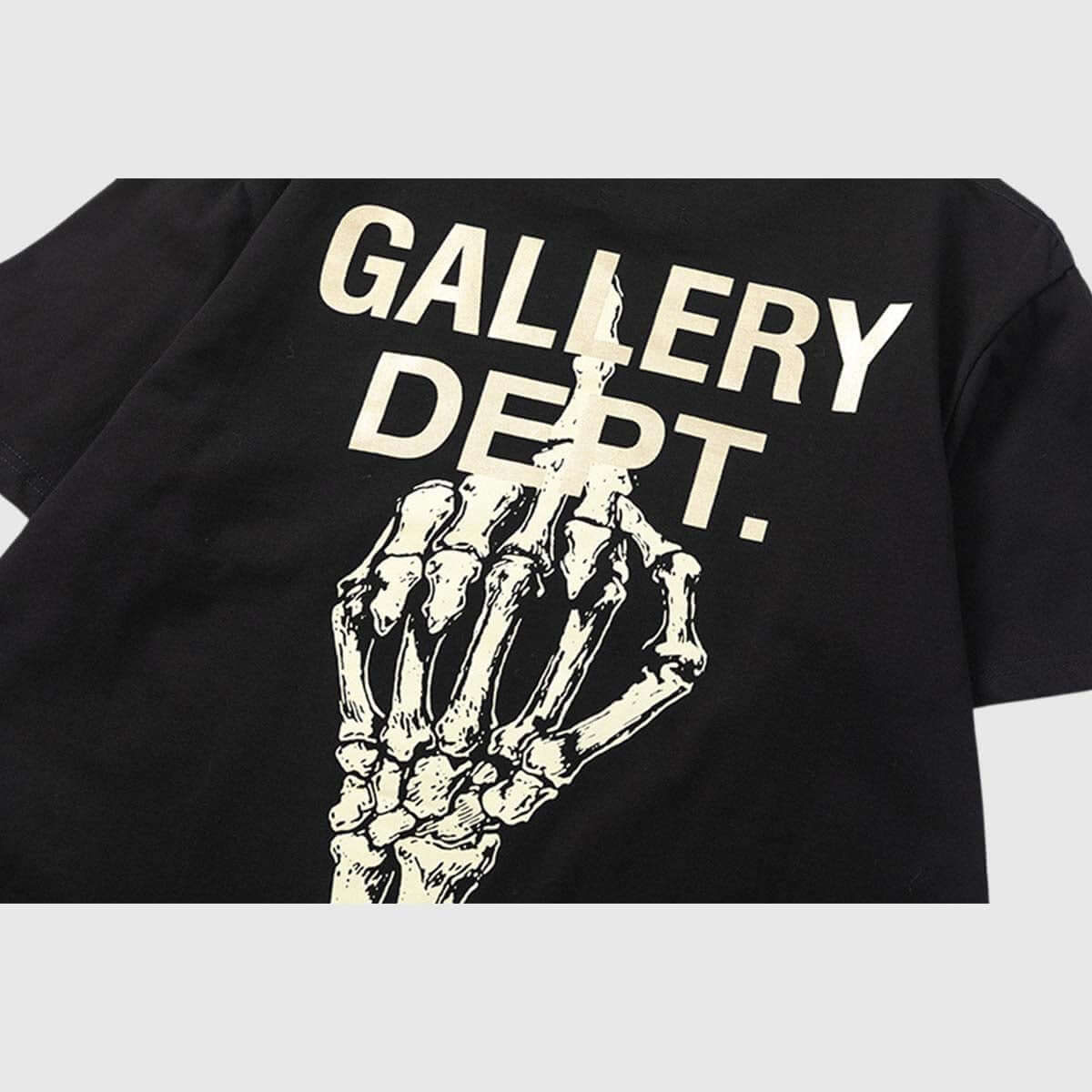 T-Shirt mit Skelett-Grafikprint