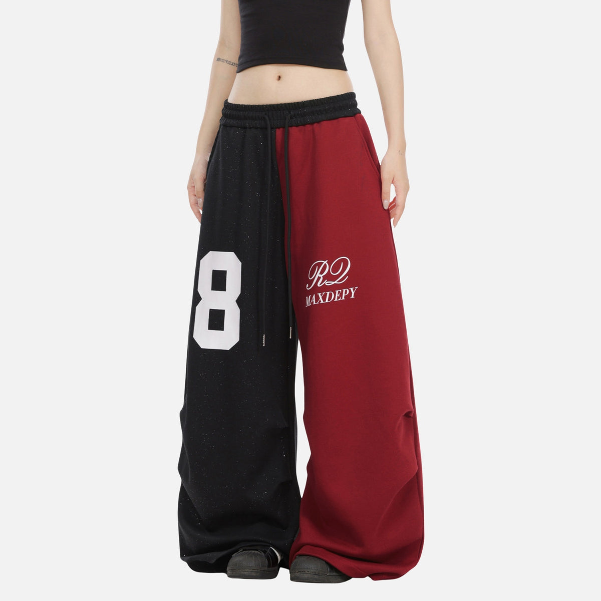 Contrast Star Print Sweatpants
