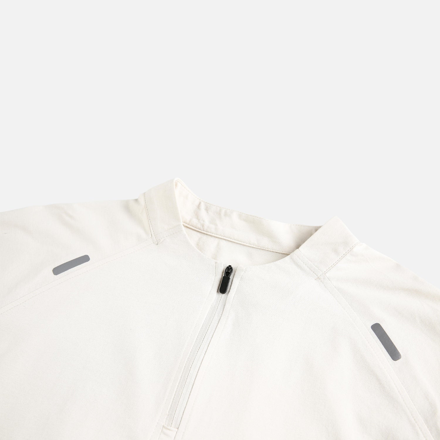 Half-Zip Stand-Collar Reflective Tee