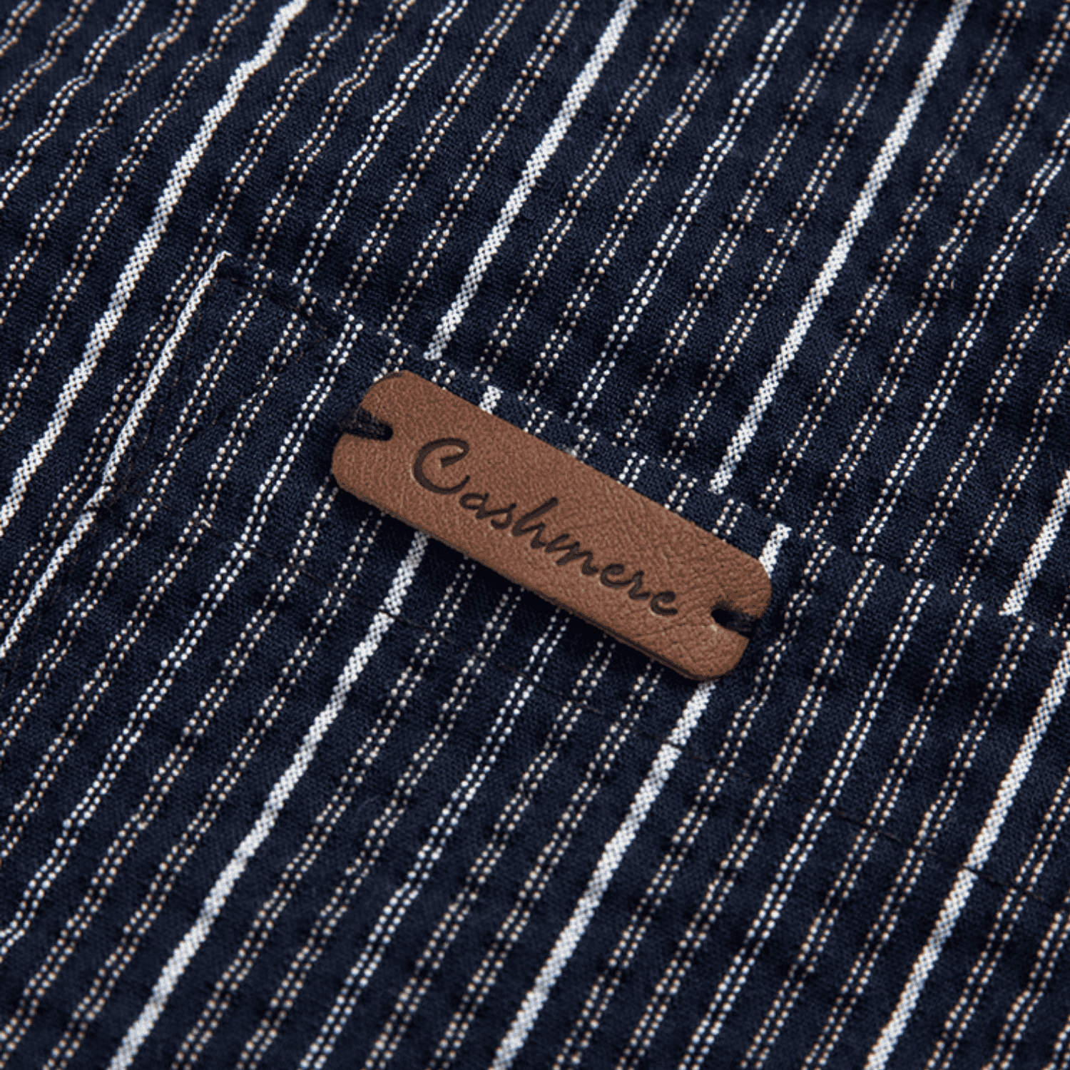 Textured Stripe Short-Sleeve Shirt