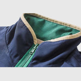 Color-Block Reversible Jacket