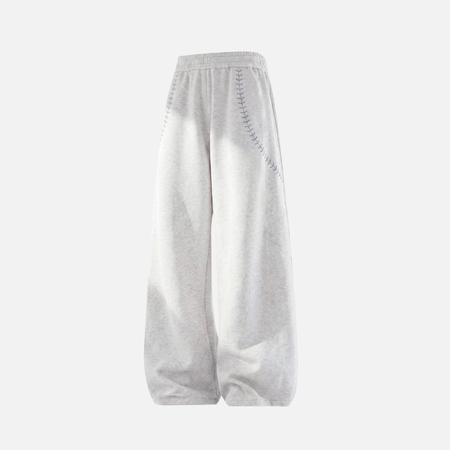 Baseball-Inspired Baggy Sweatpants