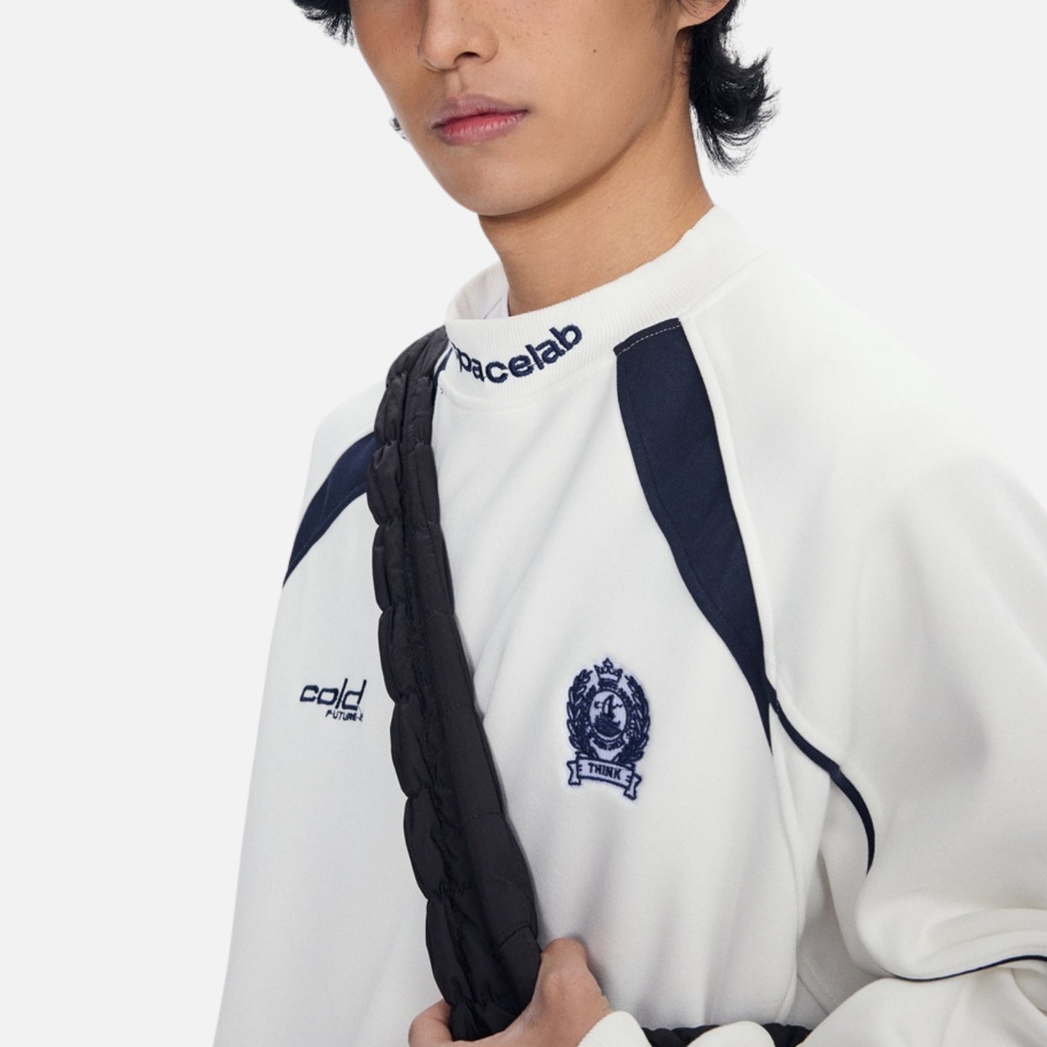 Japanese Colorblock Crewneck Sweatshirt