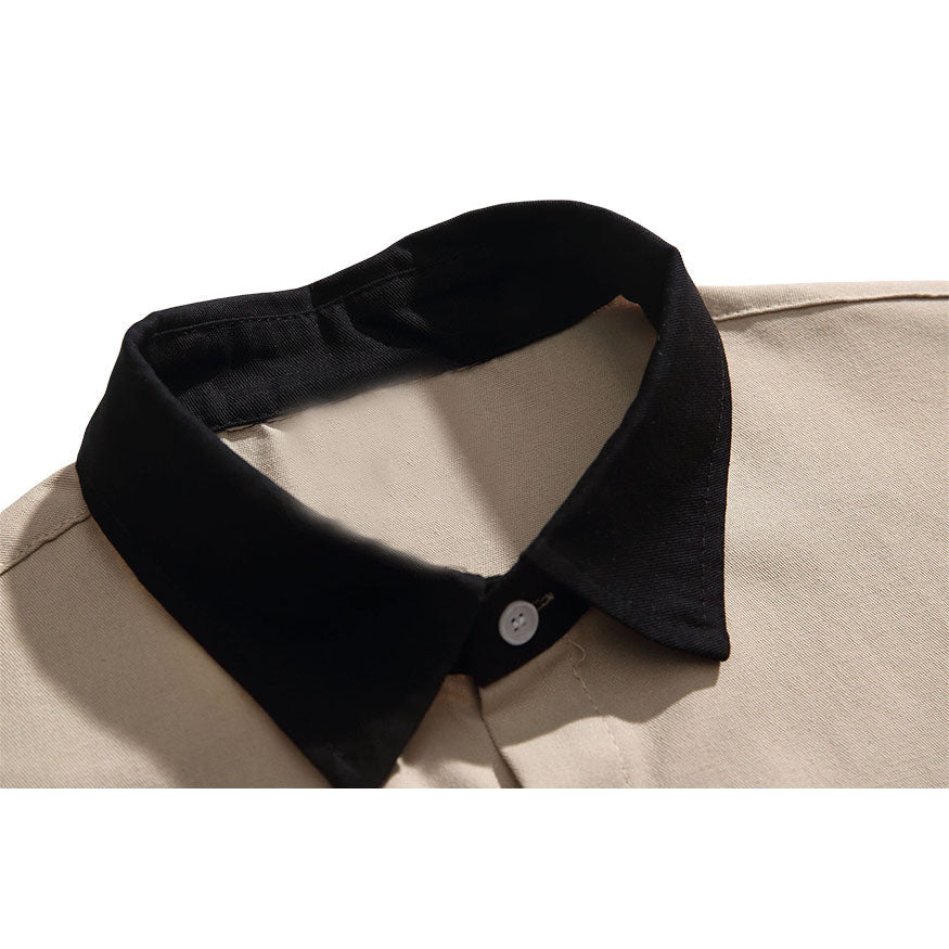 Buchstaben-Patchwork-Hemden