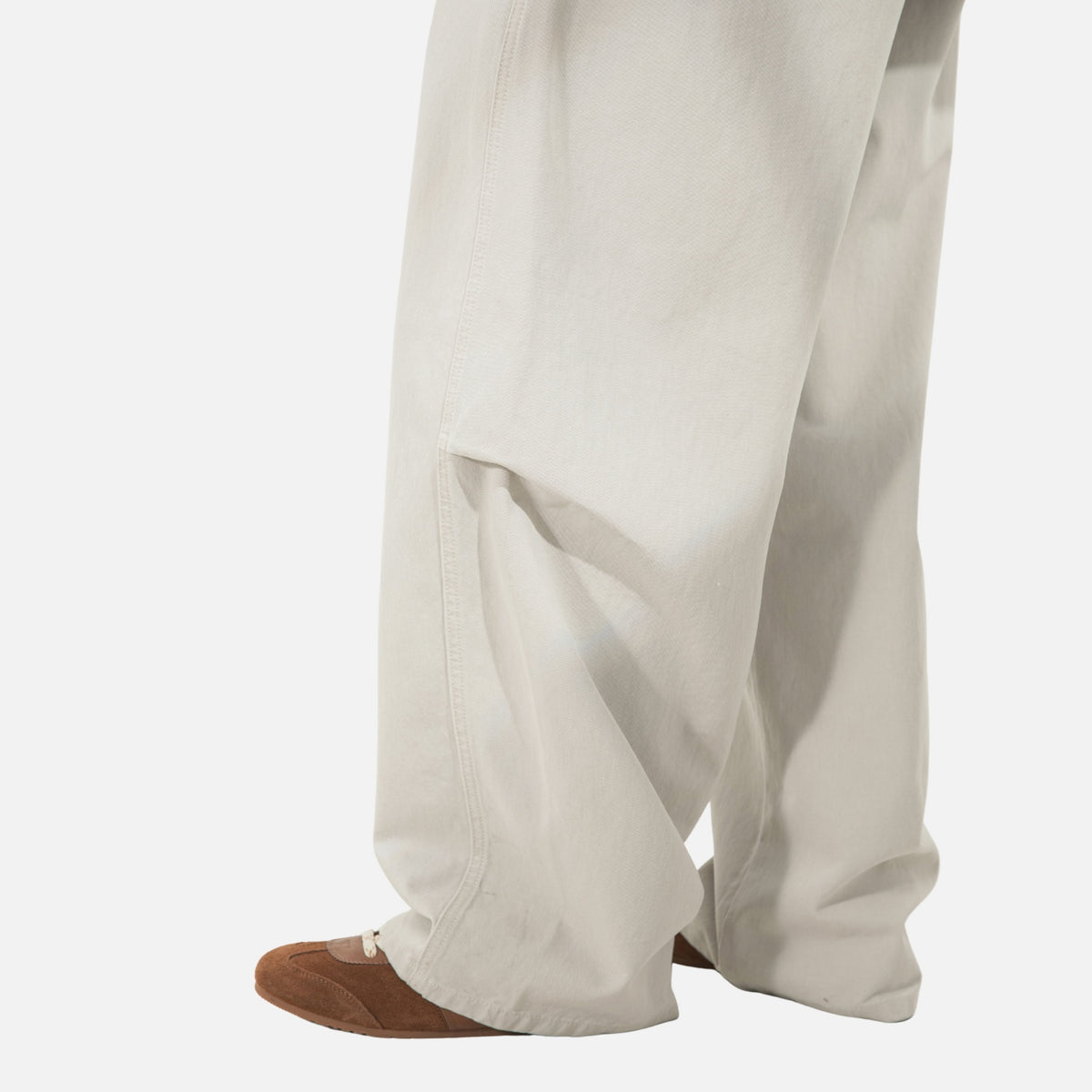 Japanese Vintage Pleated Straight-Leg Pants