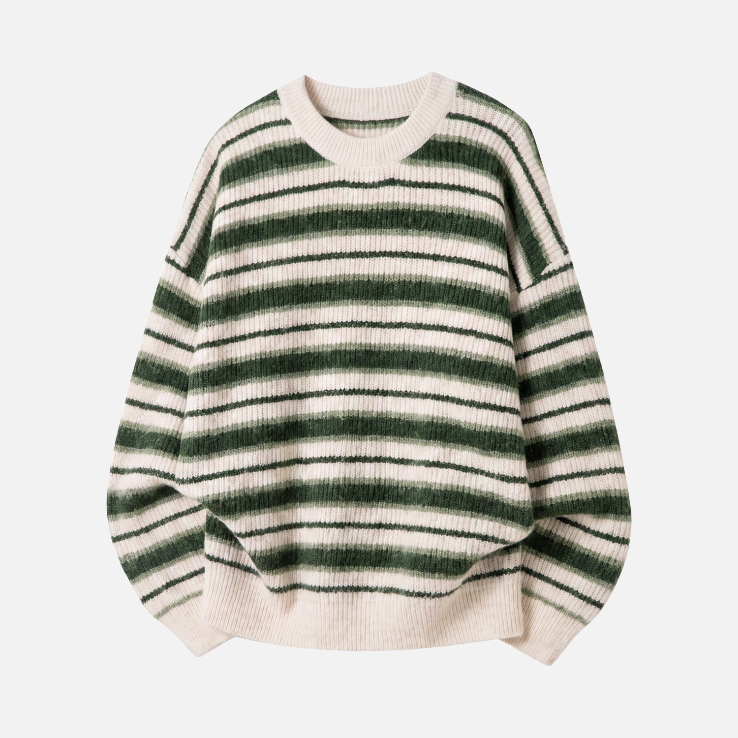 Japanese Vintage Colorblock Striped Sweater