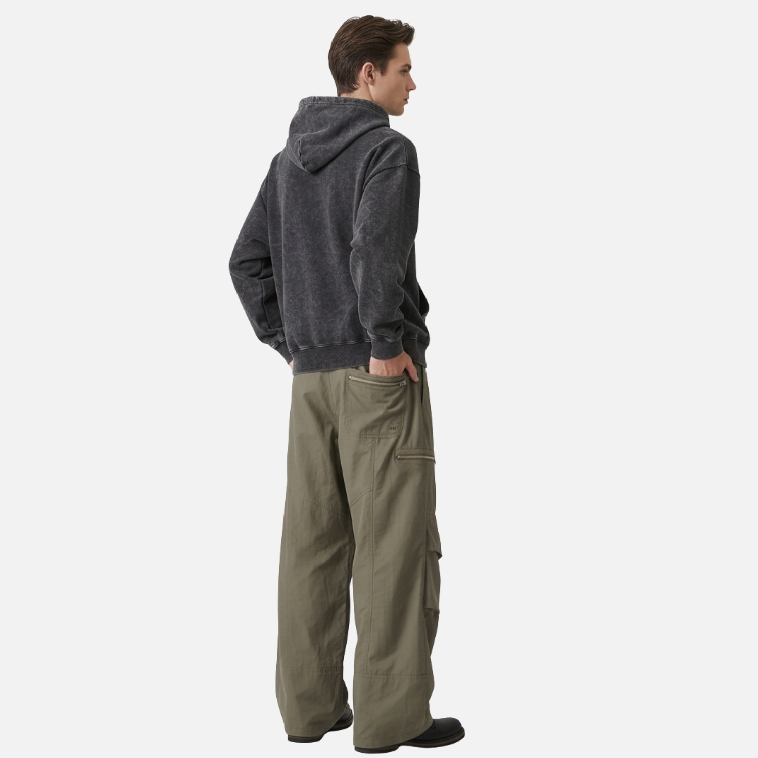 Washed Solid Hoodie (POD-Produkt)