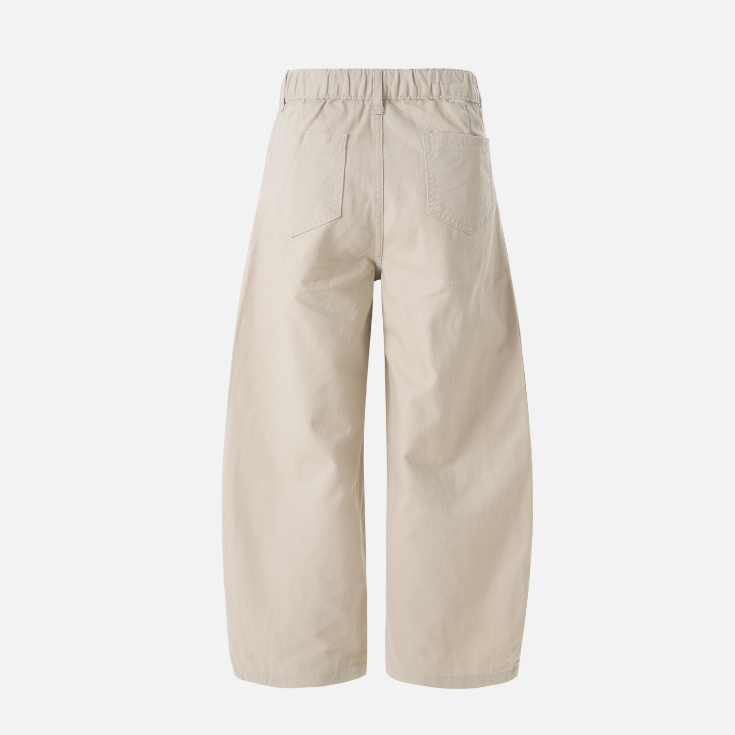 Pendant Detail Slant Cargo Baggy Pants