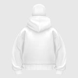 Double Hooded Zip-Up Hoodie