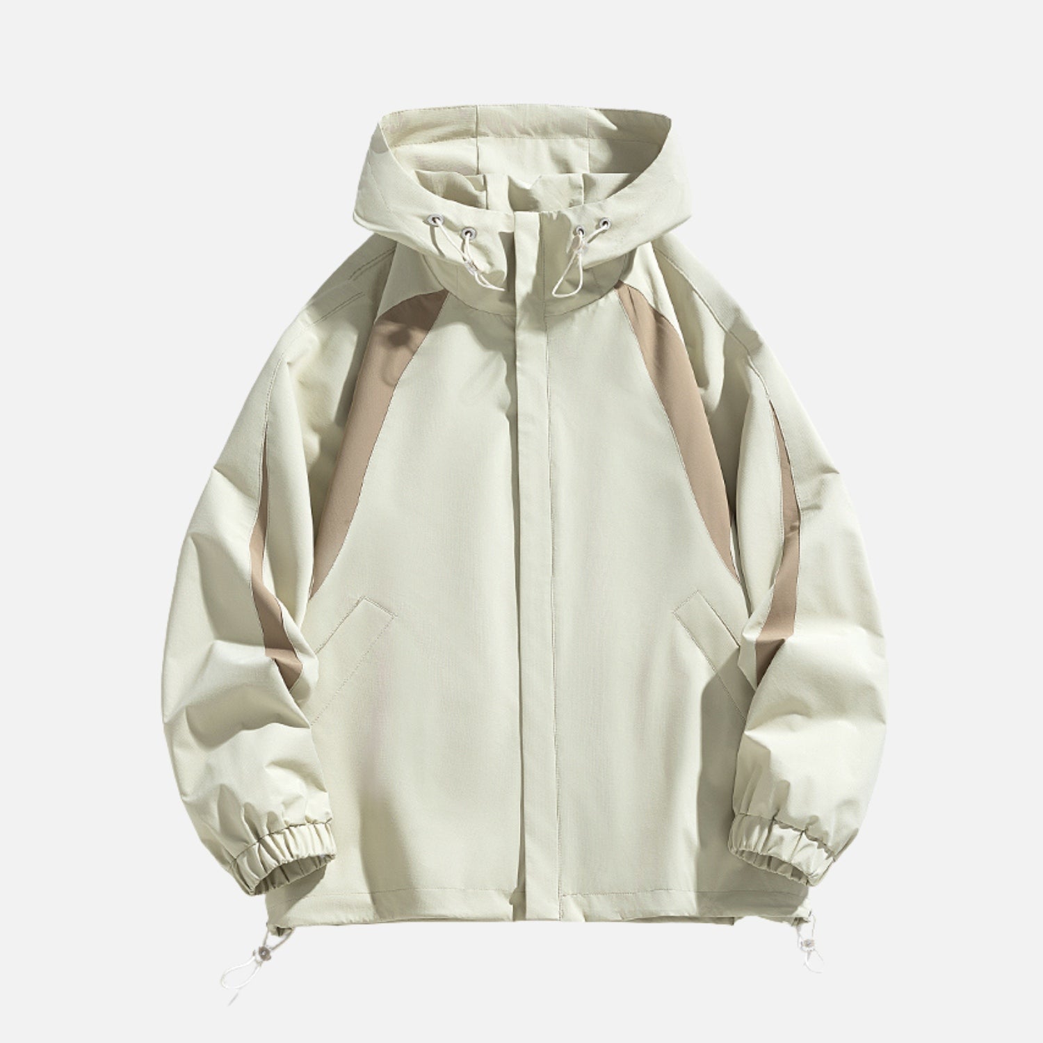 Minimal Wind-Resistant Hooded Jacket