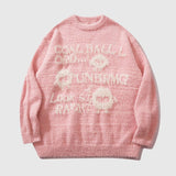 Cartoon Doll Embroidered Pullover