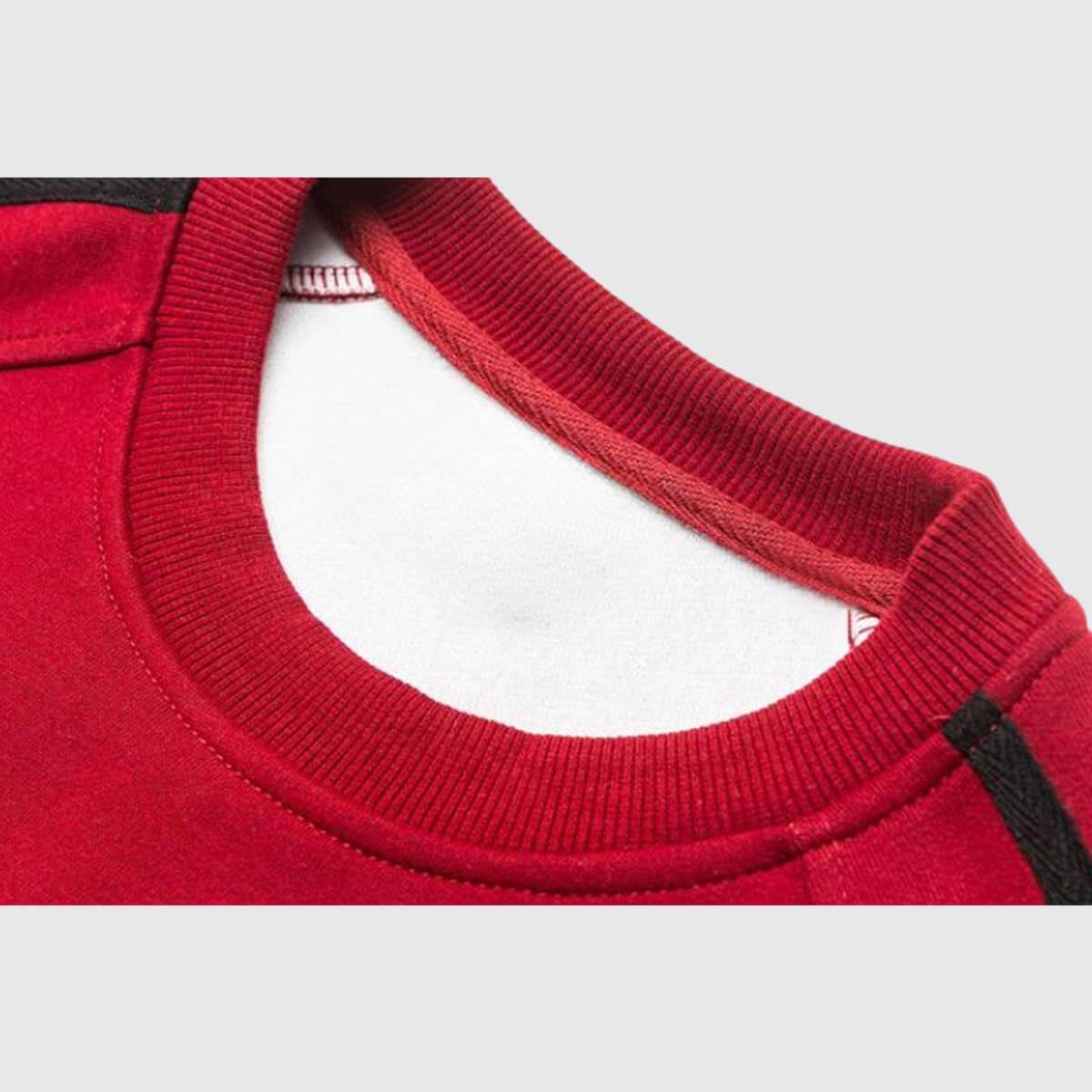 Farbblock-Sweatshirt „NO PURPOSE“