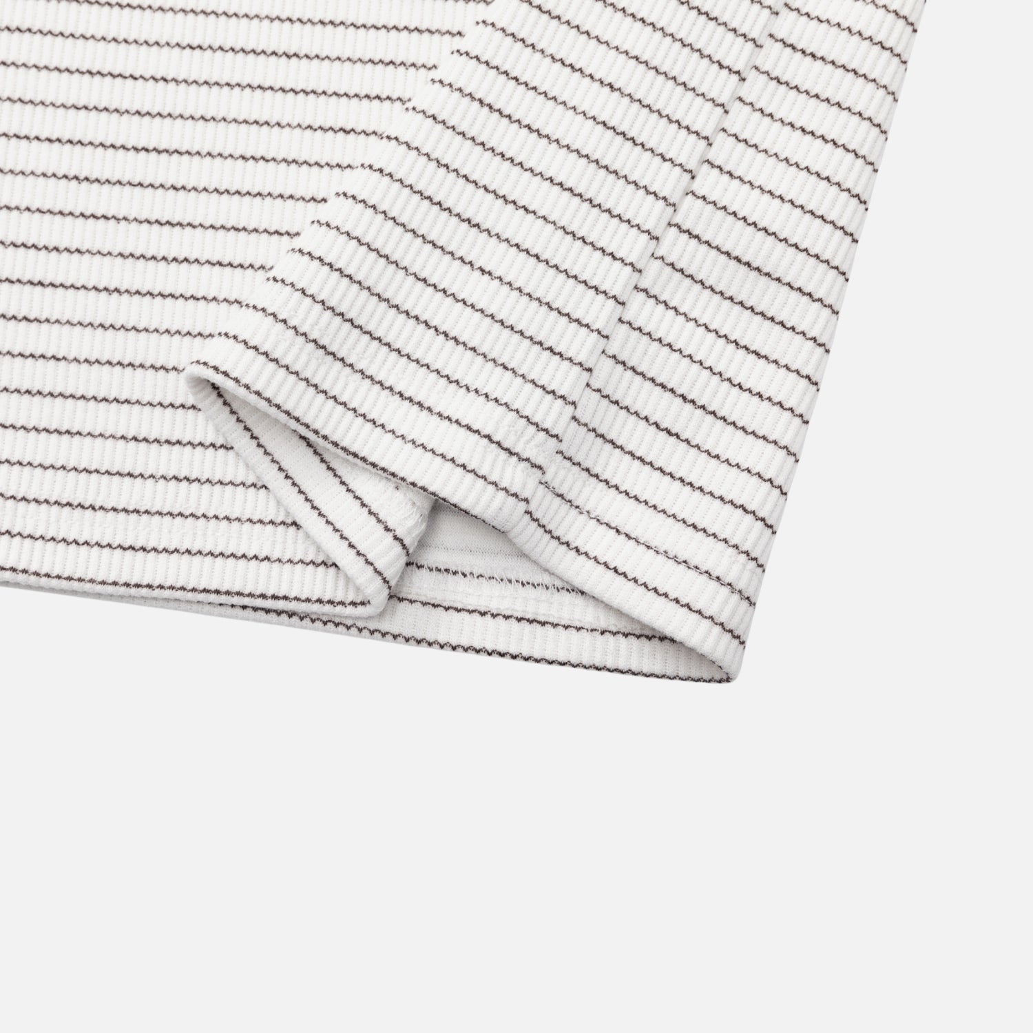 Minimal Striped Crewneck Tee