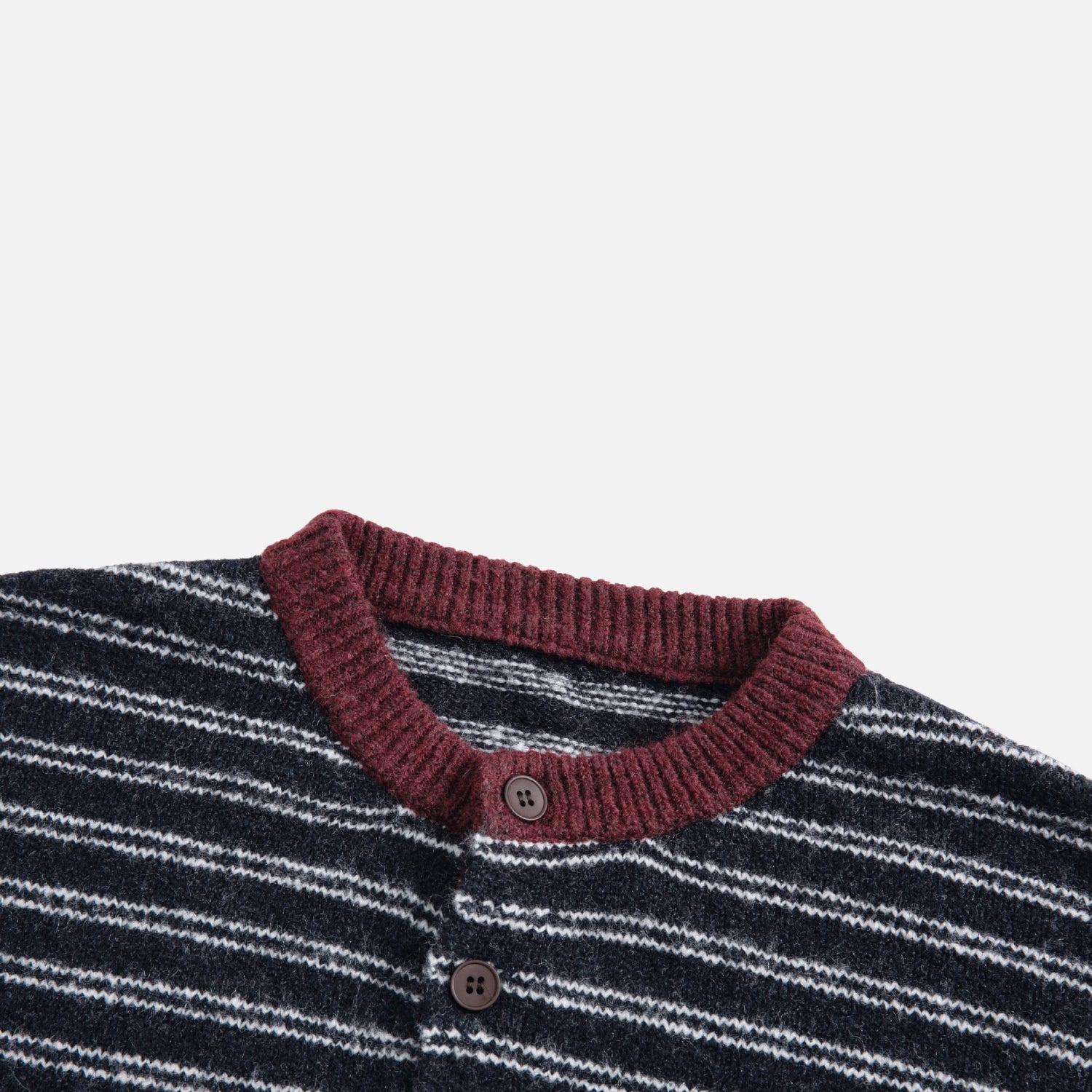 Vintage Colorblock Henley Sweater
