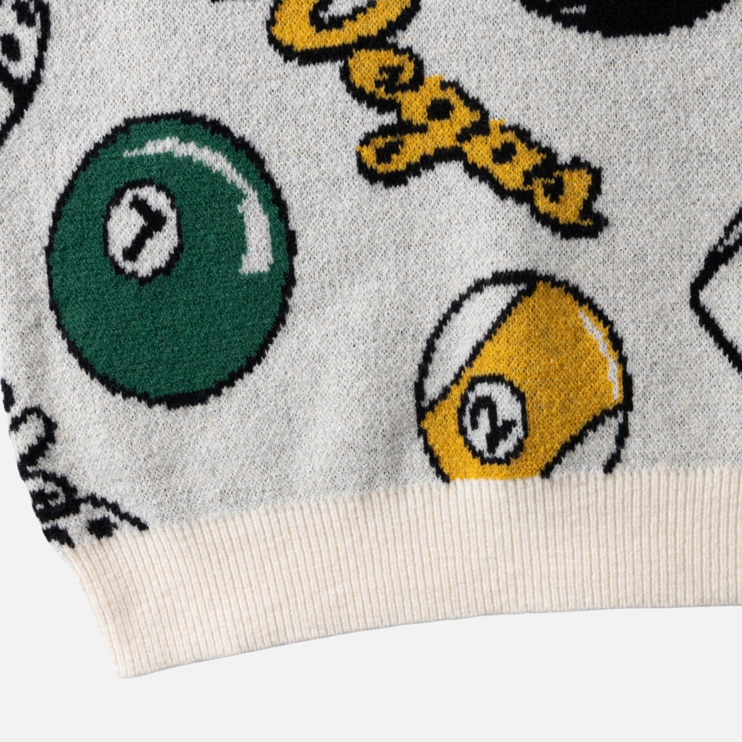 Billiards Jacquard Knit Sweater