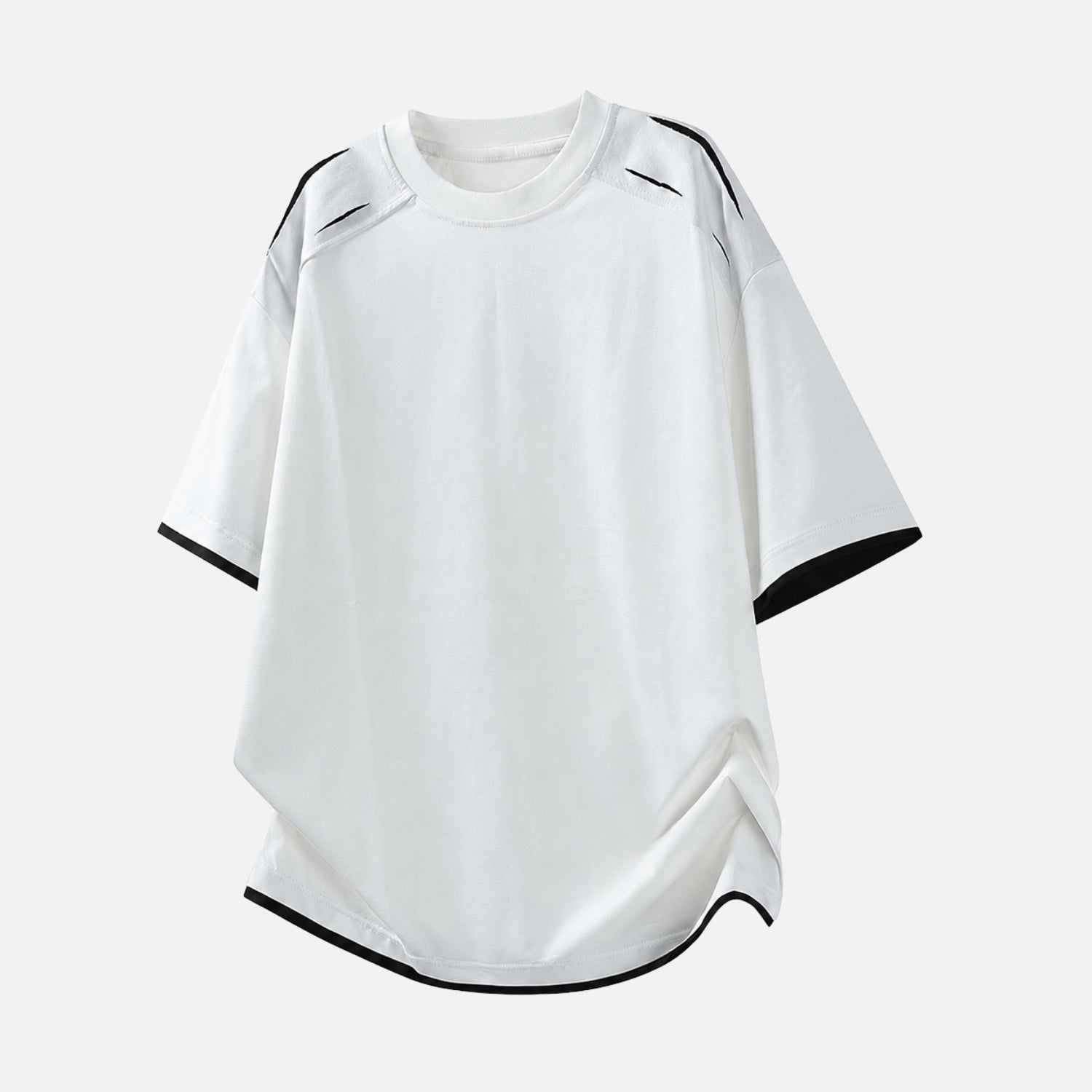 Faux-Layered Letter Graphic Tee