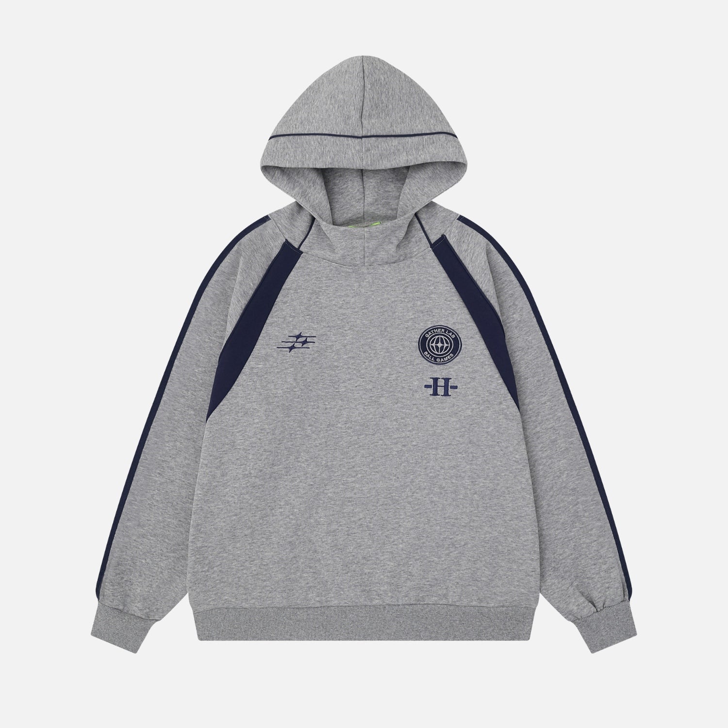 Vintage Colorblock-Raglan-Hoodie