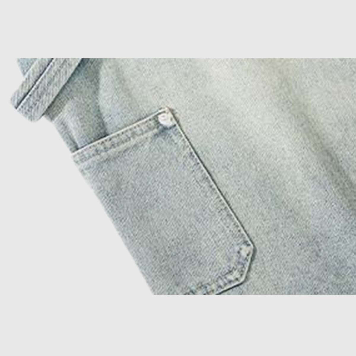 Lässige Cargo-Shorts aus Denim