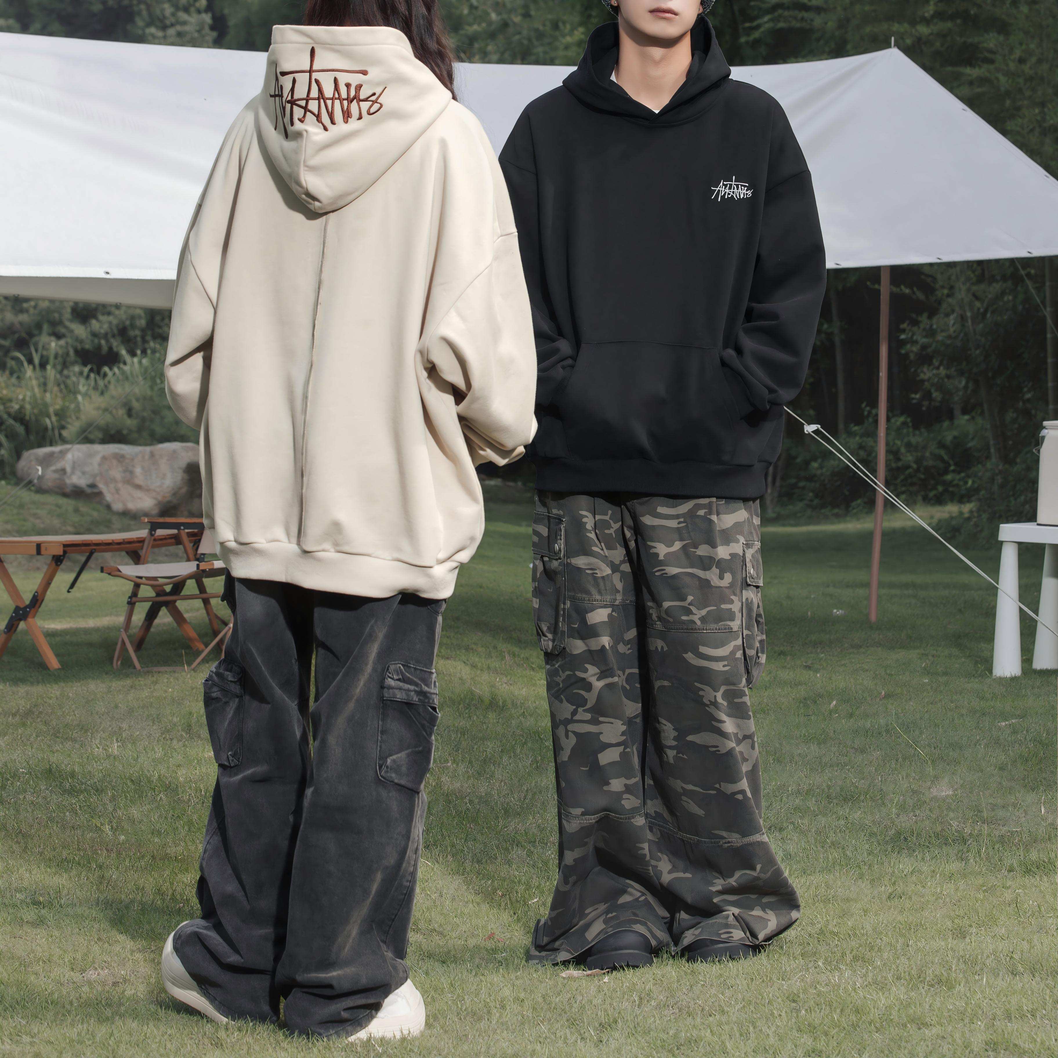 Heavyweight Hand-Drawn Embroidery Hoodie