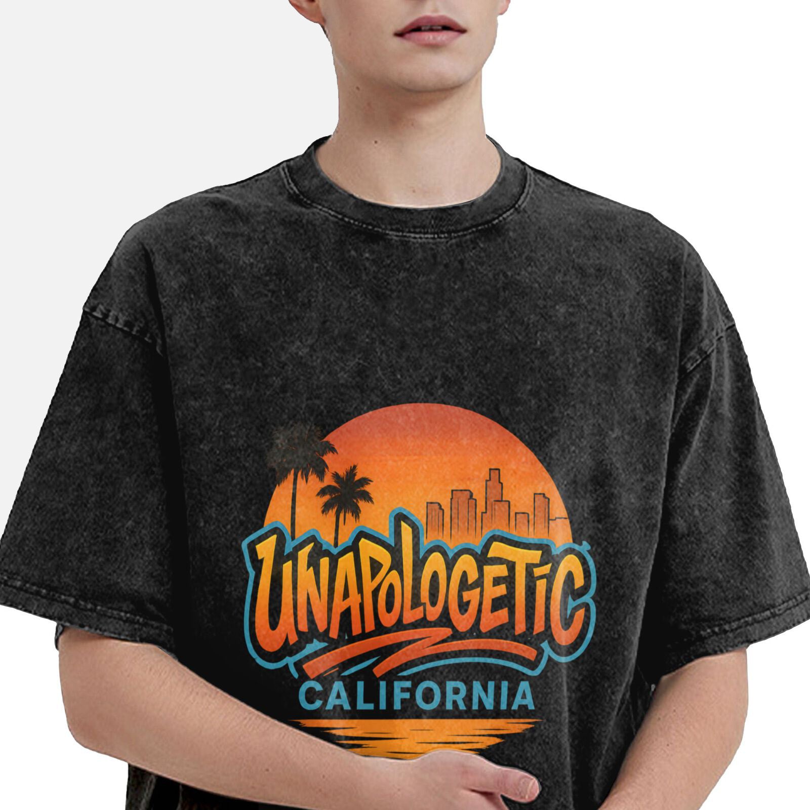 Retro California Sunset Vibes Tee