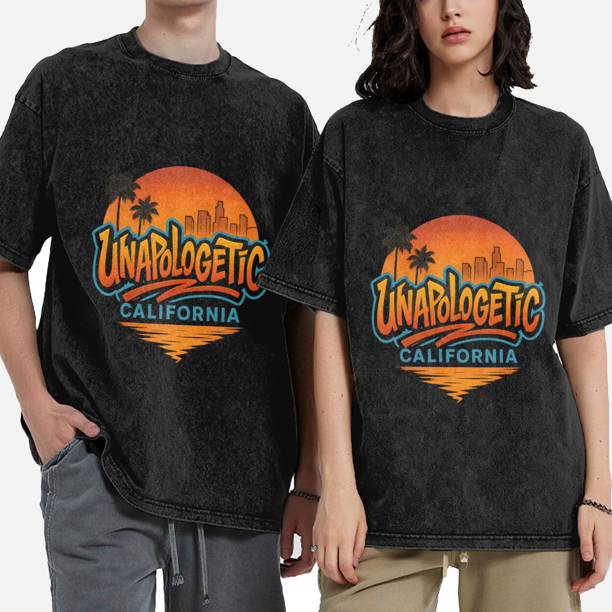 Retro California Sunset Vibes Tee