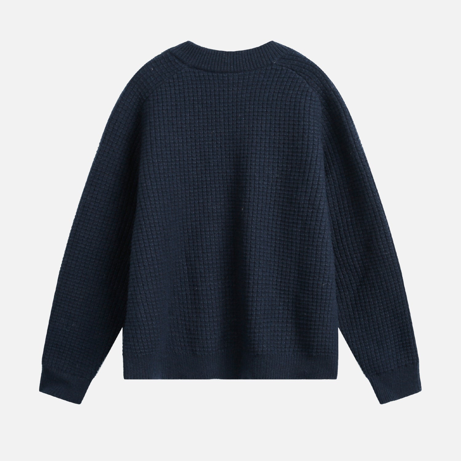 Textured Half-Zip Knit Sweatshirts