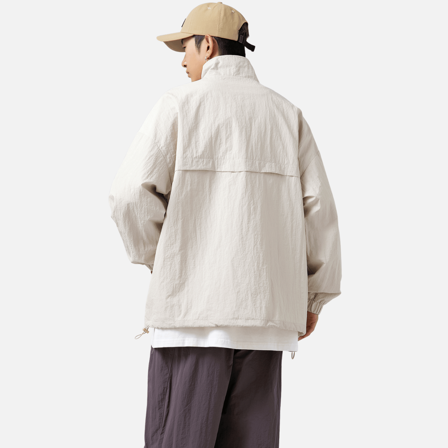 Textured Half-Zip Tactical Windbreakers