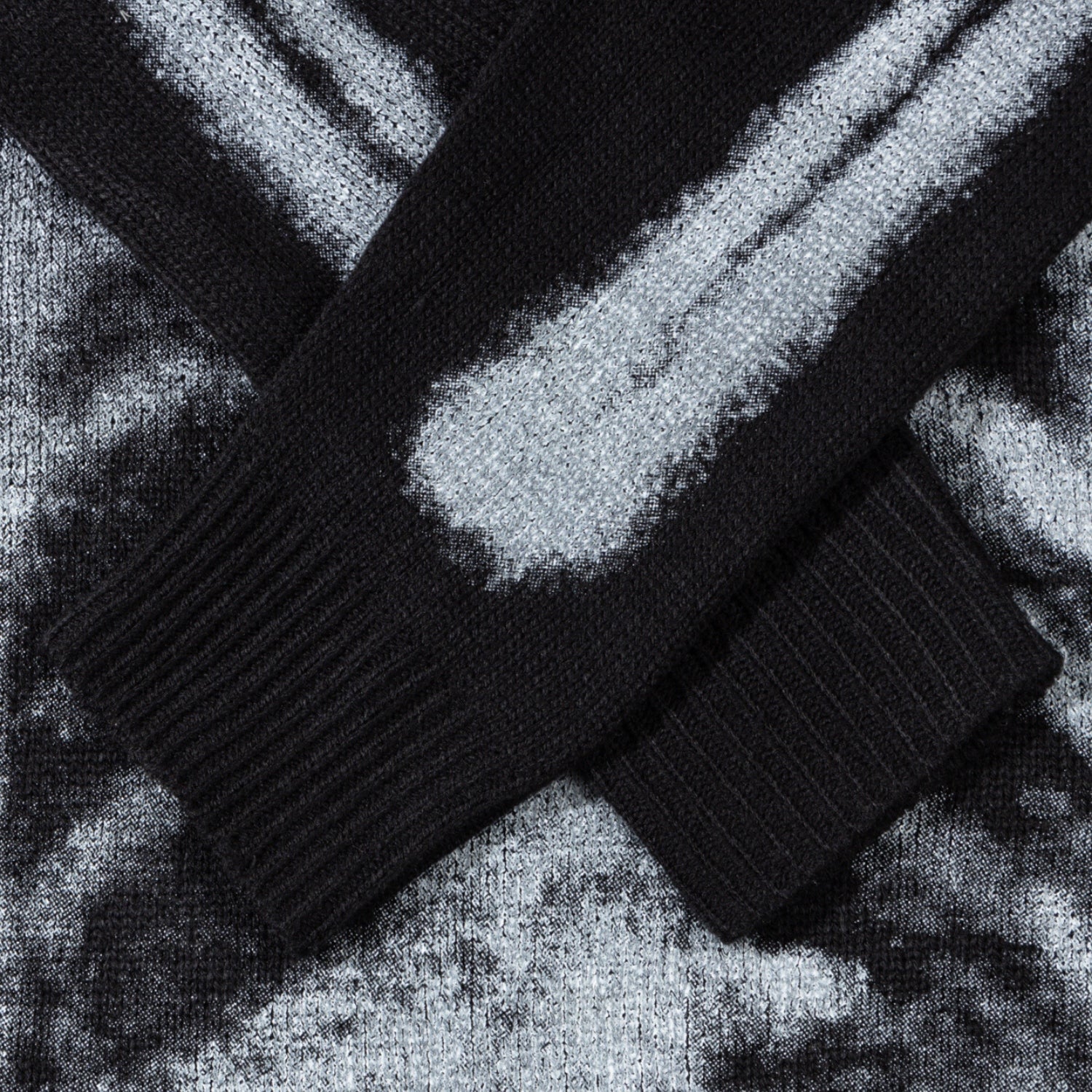 Skeleton Pattern Knit Sweater