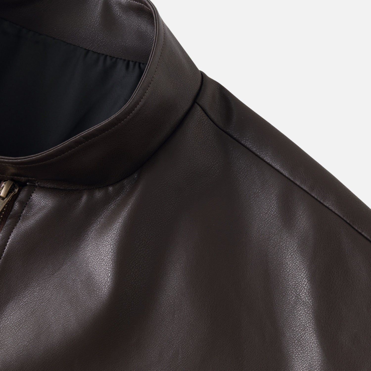 Vintage PU Leather Moto Jacket
