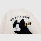 Cute Cat Design Sweater