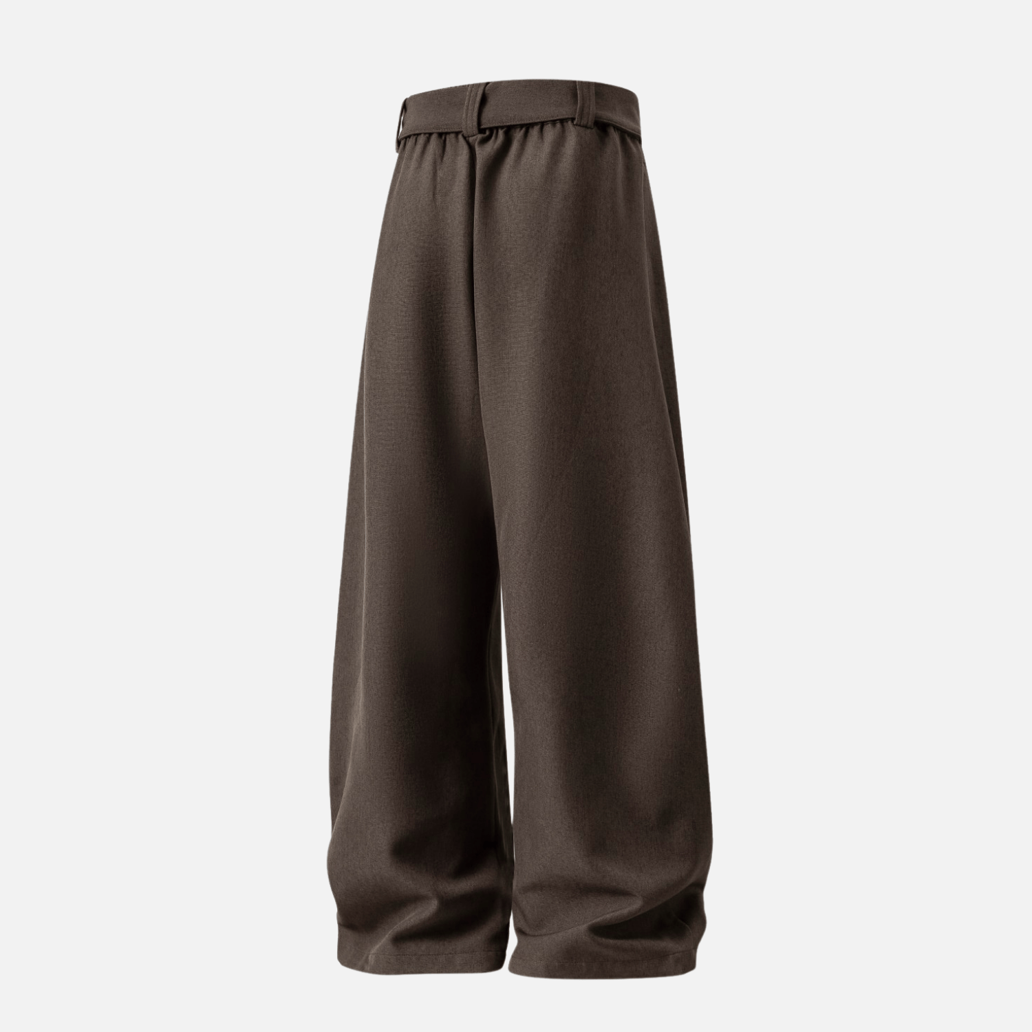 Pleated Drape Blade Baggy Trousers